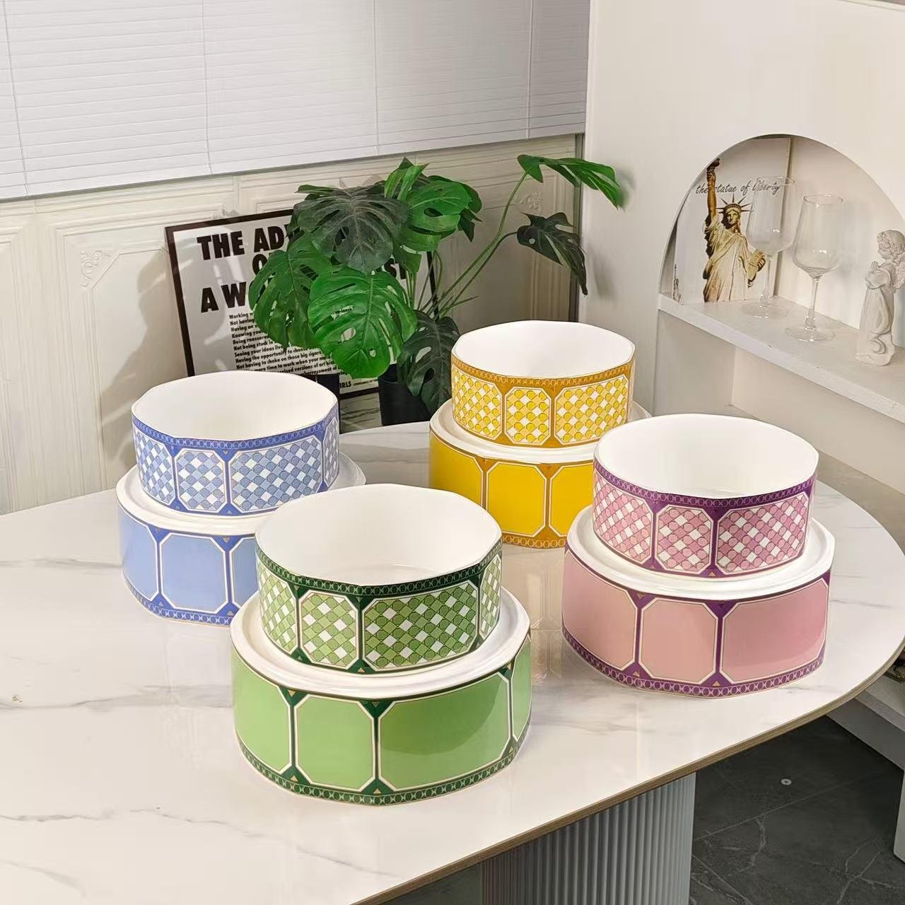 Swarovski x Rosenthal Signum Fern Salad bowl 15cm